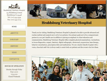 Tablet Screenshot of healdsburgvet.com